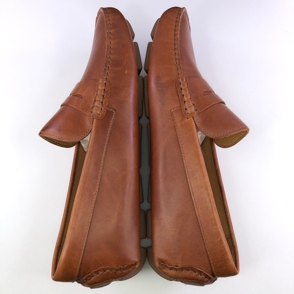 The Men’s Store Bloomingdales Cognac Penny Driver Shoes Size 9.5 main image 5